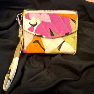 Floral Quilted Wristlet